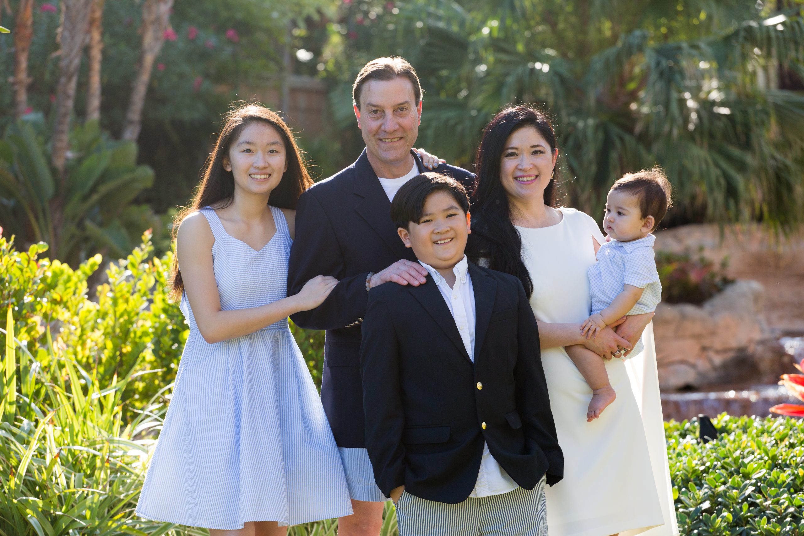 Family portrait at the Bahamas
