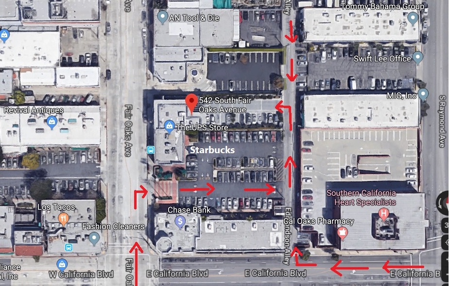 Map of our office